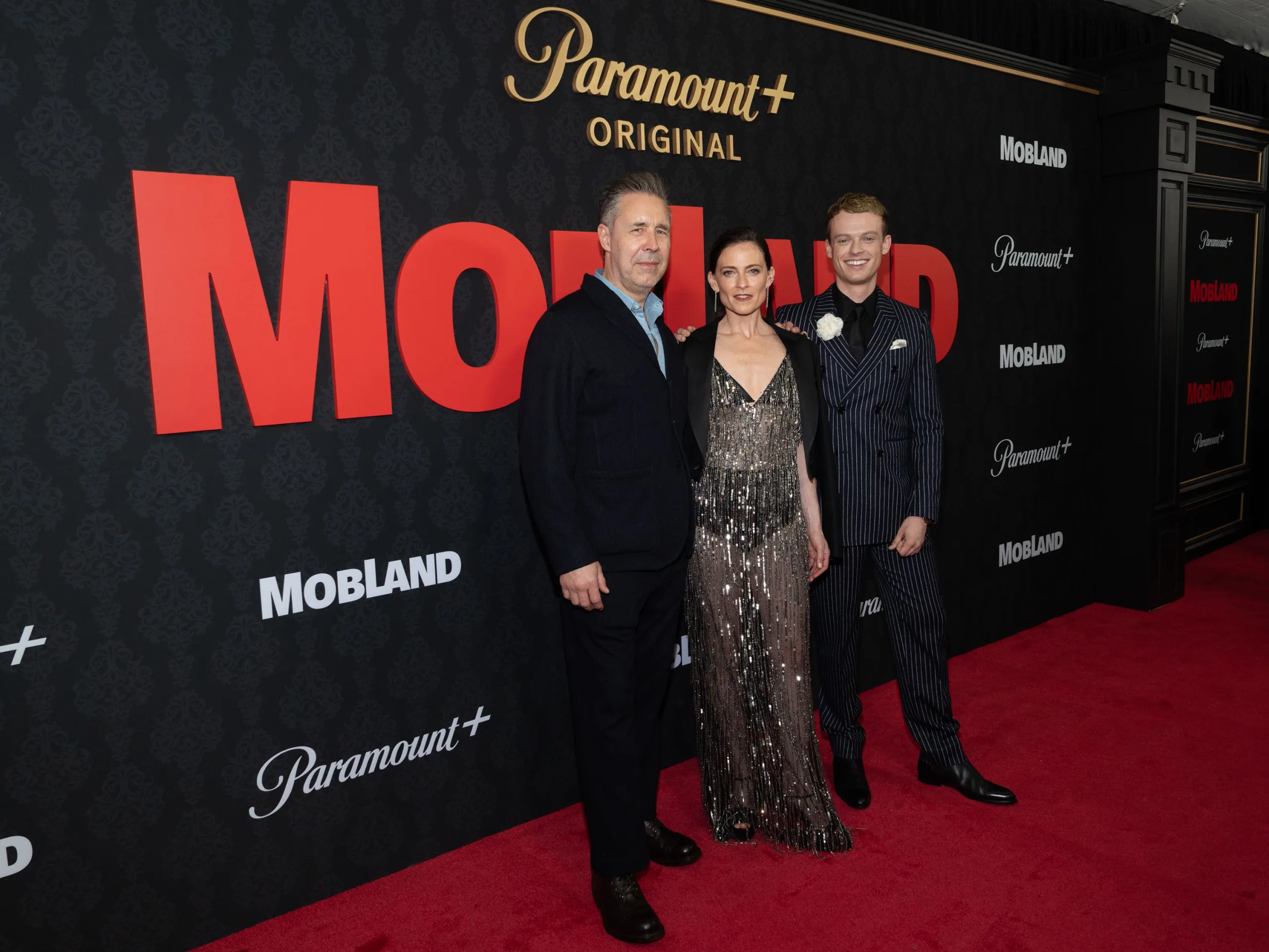 Paddy Considine, Lara Pulver and Anson Boon